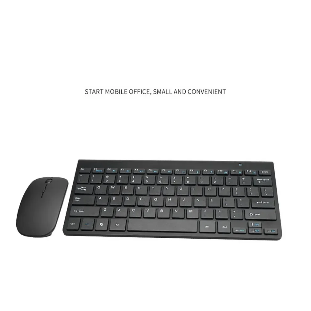 

2.4G Wireless Keyboard and Mouse Protable Mini Keyboard Mouse Combo Set For Notebook Laptop Mac Desktop PC Computer Smart TV PS4