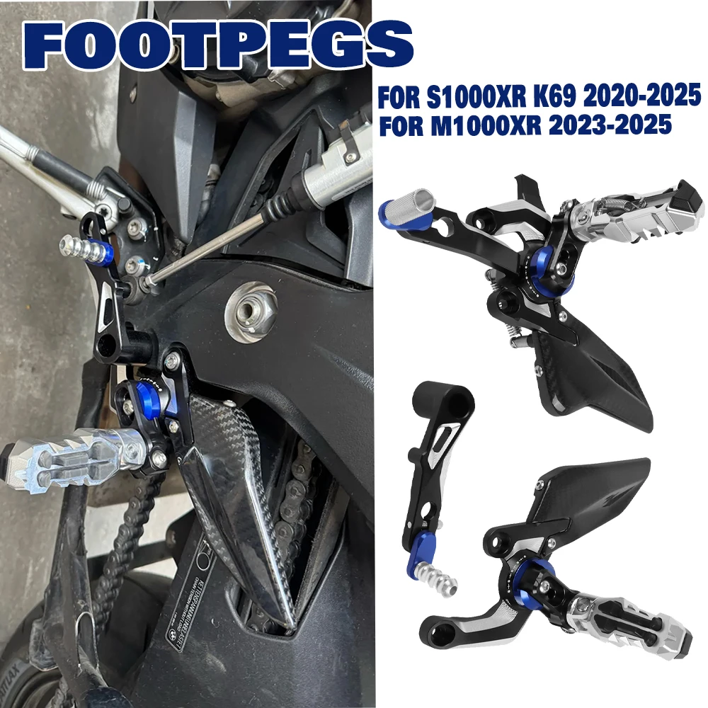 Prolunga Pedale Freno Per BMW S1000XR 2020-2024 - Alluminio CNC, Blu, Facile Installazione - Foto 2