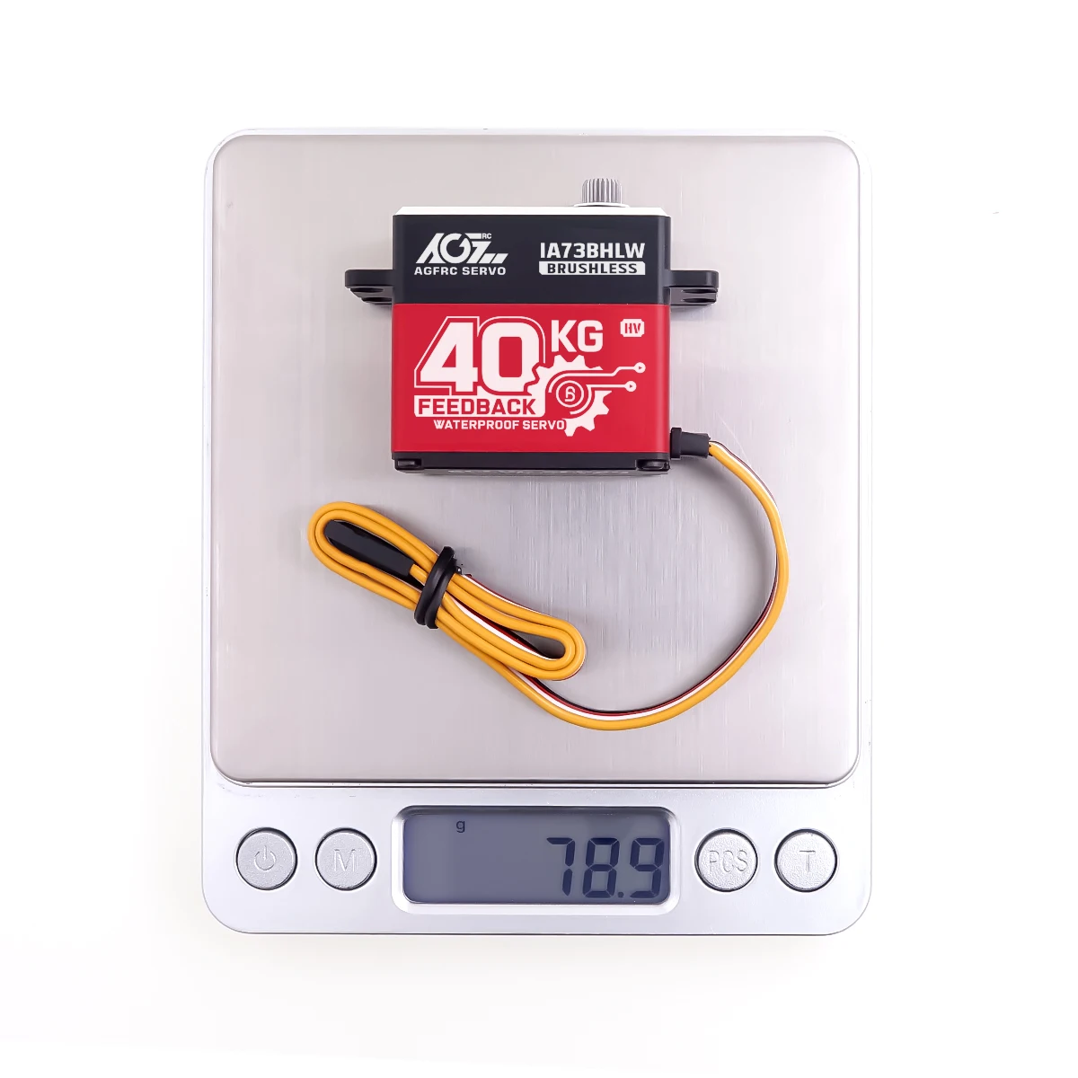 Agfrcia73bhlw 2s 40kg hohes Drehmoment 0,100 Sek. Magnetisch wasserdicht ip67 bürsten los programmier bar digitales Positions rückkopplung servo – Detail 3