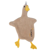 

Lovely Duck Wipe Towel Absorbent Hanging Wash Hands Towel Handkerchief Wipe Clean Cloth Soft Plush Kawaii Duck Quick-drying Gift