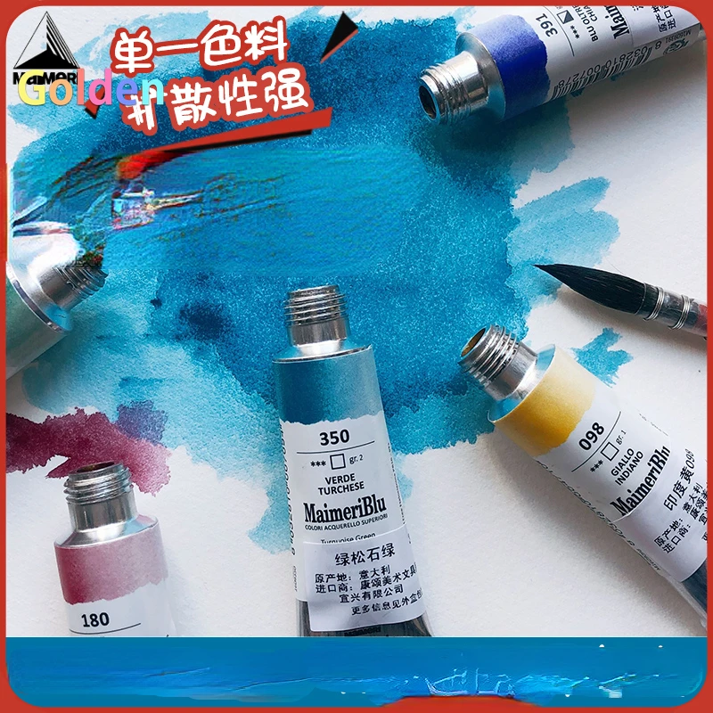 Maimeri Blu Watercolor Paint Set 90 Colors 1ml Metal Case - AliExpress