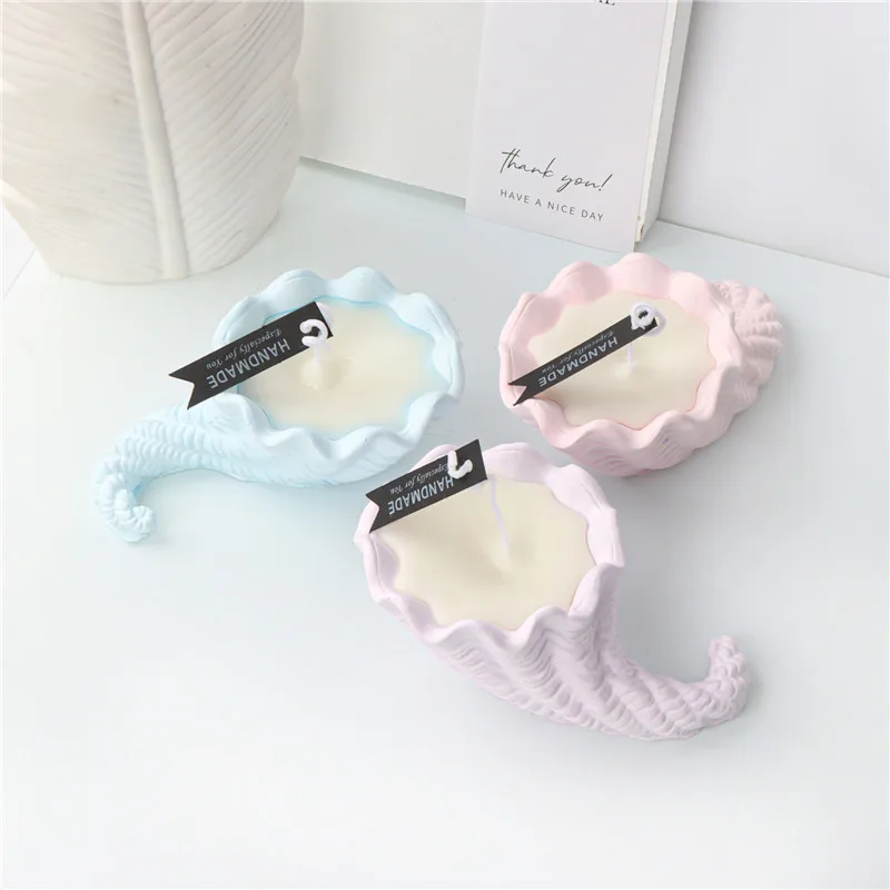 

Креативная силиконовая форма в виде больших раковин, гипсовая форма для резьбы, искусство, форма для украшения дома, свадебный подарок