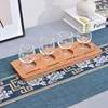 Beer Tasting Flight Sampler Boards Wood bamboo Serving Tray Scotch Flight Serving Tray For Bar, Brewery, Gifts, Party, Education 5