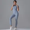Zipper Jumpsuit Fitness Sports Overalls Gym Clothing Set Yoga Wear Pilates Workout Clothes for Women Outfit push-up Activewear 4