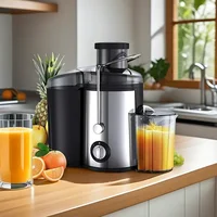 BRIEFNESS Juice Juicer 1000W For Shakes, Baby Food, Home Office, Kitchen, Fruit & Vegetable Wide Feed Trough Easy to clean