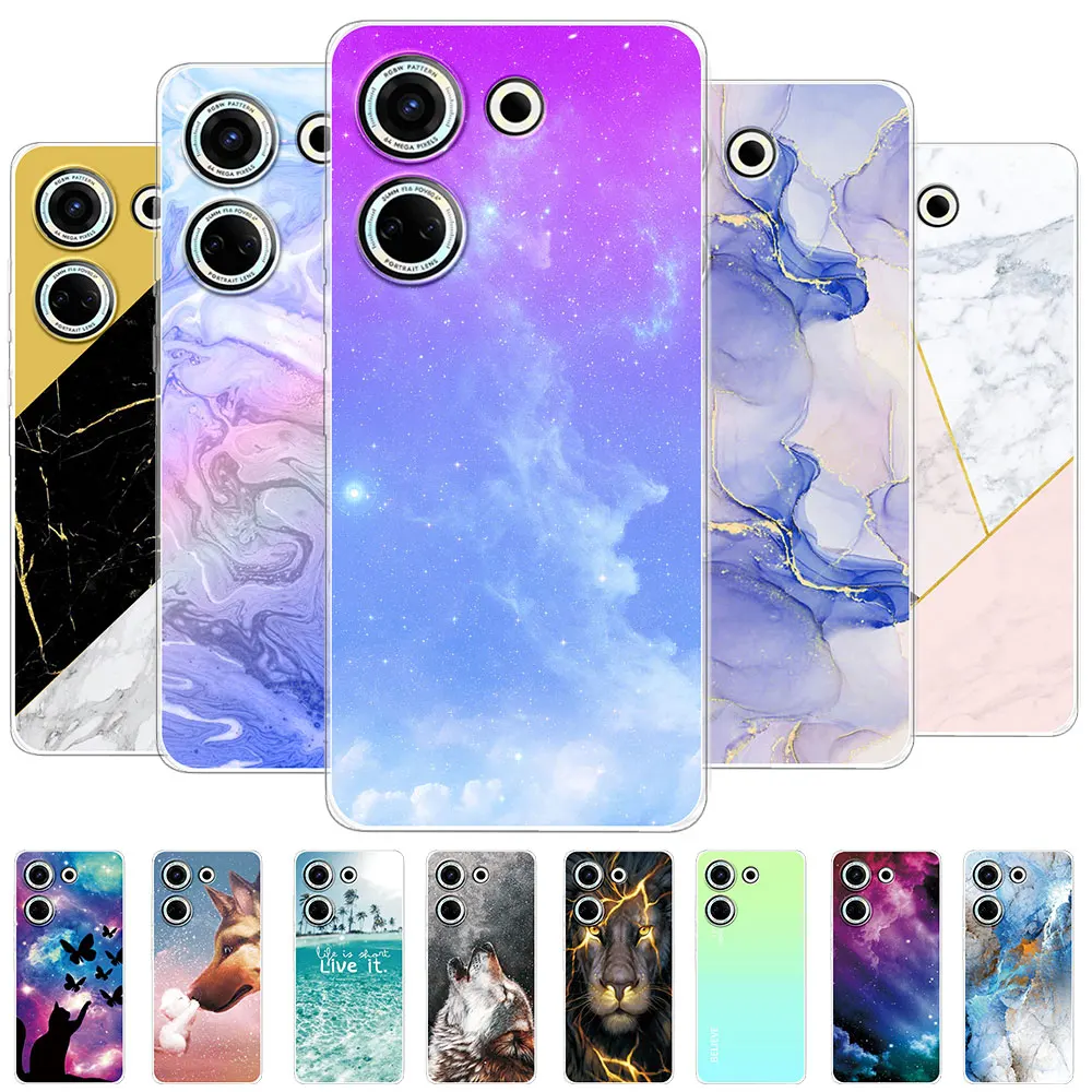 Per Tecno Camon 20 Pro Custodia Coque Per Tecno Camon 20 19 18 18P Custodia Morbida In Silicone Trasparente Per Tecno Camon 19 Neo 19Pro Funda