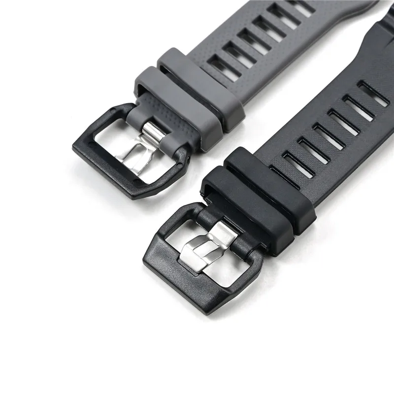 Waterproof TPU Rubber Sport Watch Strap - Durable Replacement Band