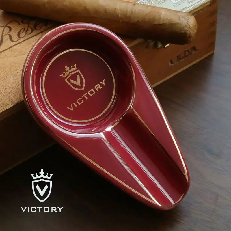Cigar Ashtray Fashion Ceramic Portable Home Ashtray Cigar Accessories 2