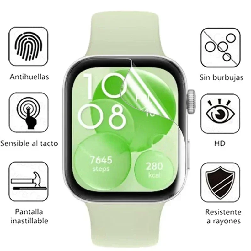 1-5 قطعة HD حامي الشاشة لهواوي ساعة صالح 3 المضادة...