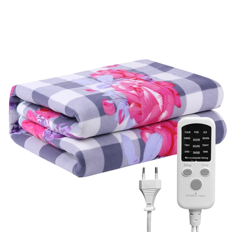 

Electric Heated Blankets for Bed, Thicker Heating Blanket, Thermostat Carpet, Winter Warmer Sheets, 220V EU Plug, 1.8x1.2m