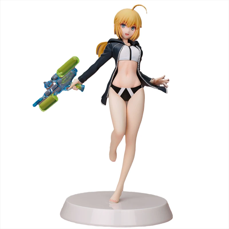 

Game Anime peripheral figure Fate stay night Altria Pendragon sexy swimsuit official authentic hand do