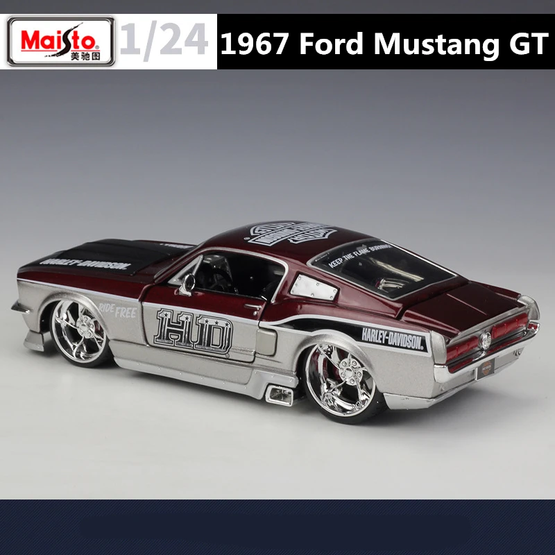 Maisto 1:24 1967フォードマスタングgt修正された合金車モデルダイ