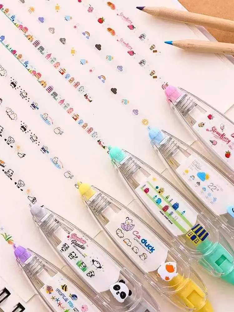 Correction Tape 1pc Cute Kawaii Mechanical Design For Decorating Diaries and School Supplies