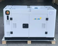 Groupe électrogène diesel silencieux portable à onduleur monophasé ou triphasé 10KVA 12KVA 15KVA 10KW 12KW 15-20KVA 1