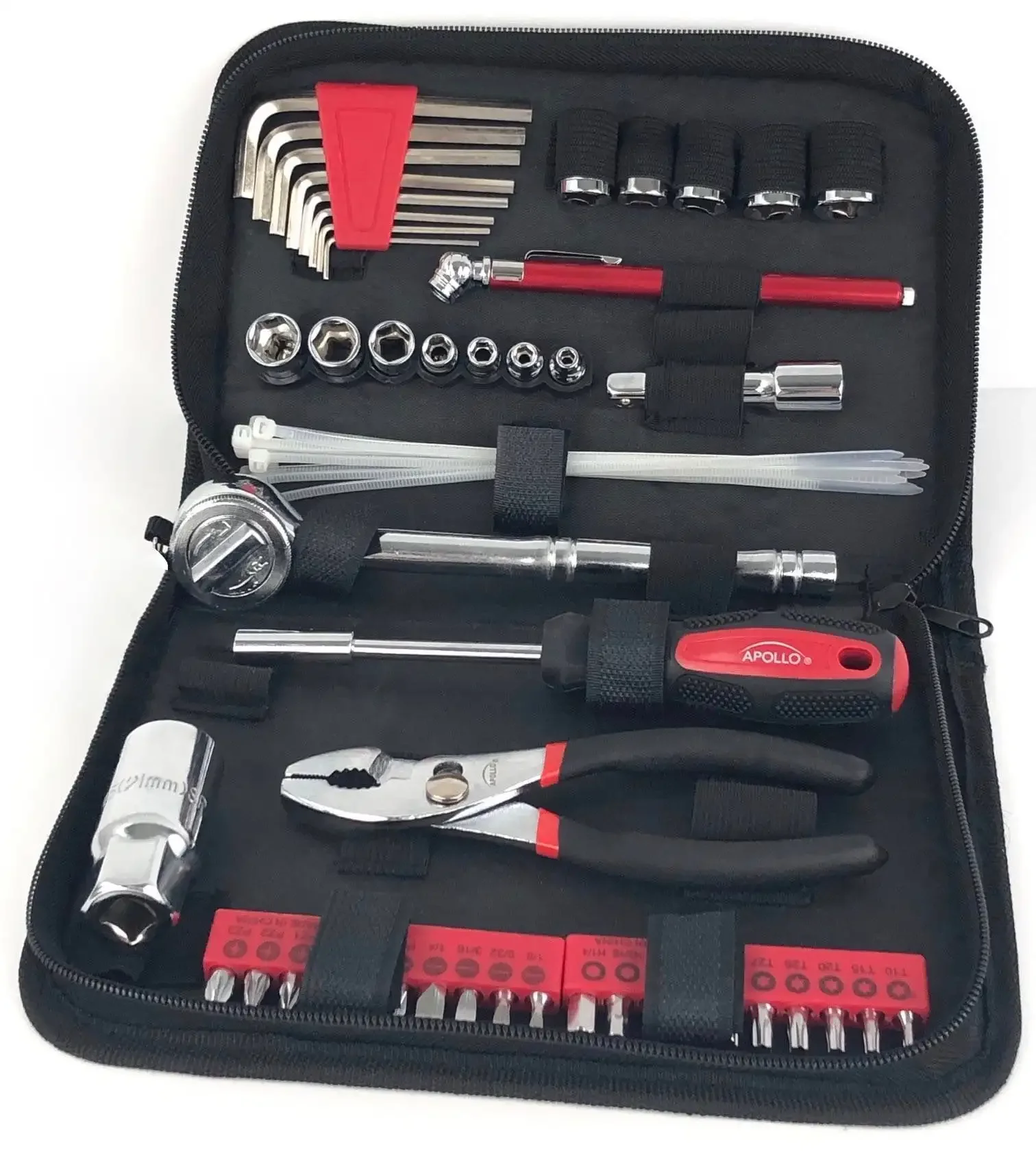 

Apollo Tools DT9774 56-Piece Automotive Tool Kit