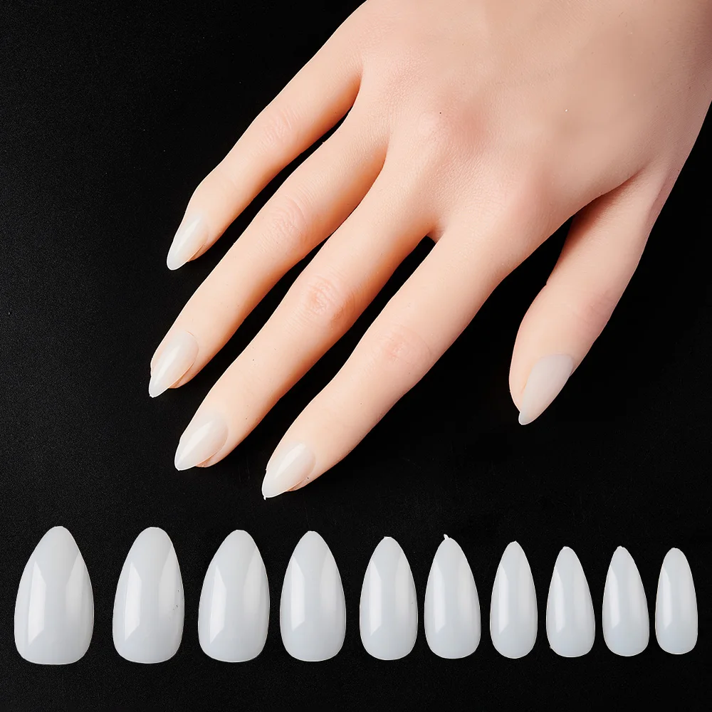 Rever De Se Couper Les Ongles Faux Ongles À Pression En Amande, 1 Boîte De 100 Pièces, Extension  Acrylique Transparente Et Naturelle, Sans Trace, À Faire Soi-même, 10  Tailles, #-td - Faux Ongles - AliExpress
