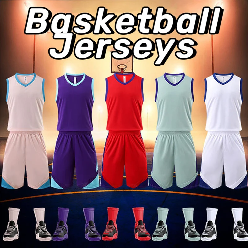Basketball Training Clothes Customizable Items Basketball Jersey Customize Adult Kid Quick-drying Training Uniform