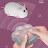Remote Control Mouse Simulation Electronic Pet Toy Plush Material Rechargeable Exquisite Safe Durable Touch Comfortable 1