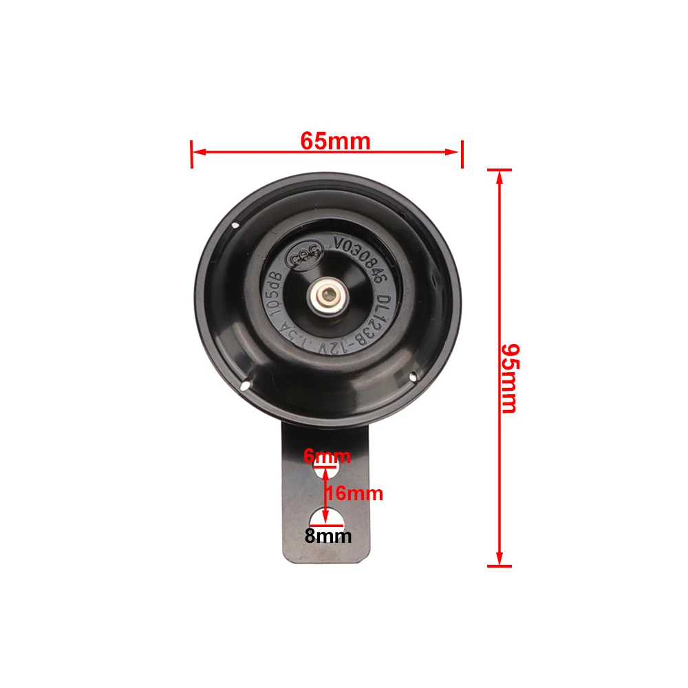 Universal 12V 105db Motorcycle Horn Car Loud Whistle Speaker Electric Warning Machine Scooter Moped Dirt Pit Bike Moto Auto Part motorcycle electric horn scooter horn car horn