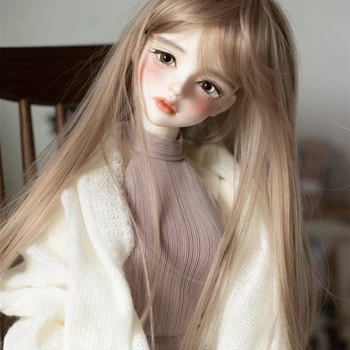1/6 Doll's Wig with Bangs Accessories Head Circumference 1/6 BJD/Sd Doll Wig Girl Dress Up Toy 1