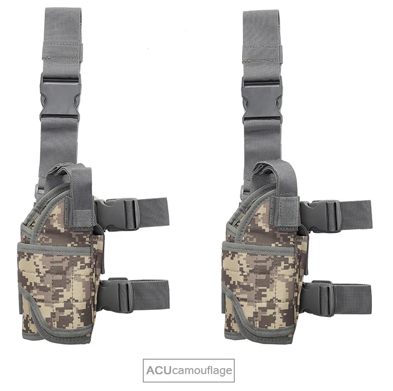 Universal Drop Leg Pistole Holster Rechtshänder Taktische Oberschenkel Pistole Tasche Beutel Beine Harness für Alle Handfeuerwaffen – Detail 15