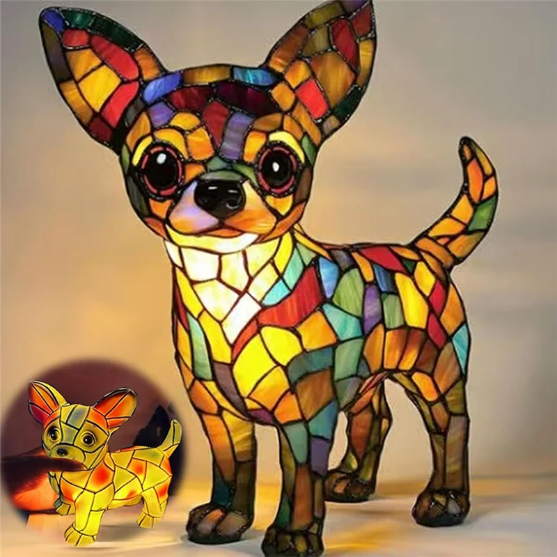 Chihuahua Dog Table Lamp 1