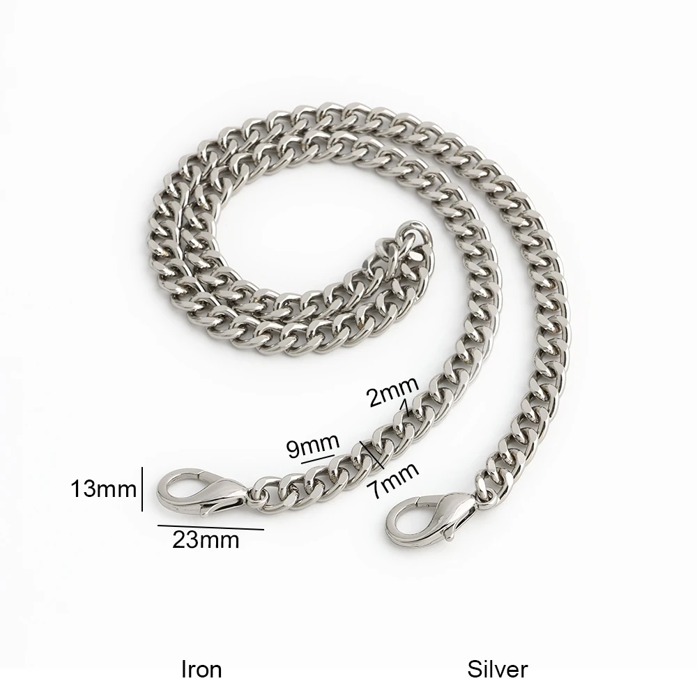 Gold Metal Thin Chain Strap for Women's Handbags - Versatile Crossbody Shoulder Bag Accessory