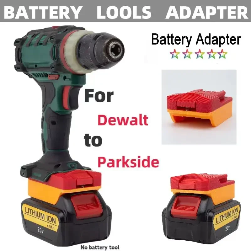 Per Lidl Parkside Adapter Per Dewalt A Per Parkside Lidl Tool (Senza Strumenti E Batterie)