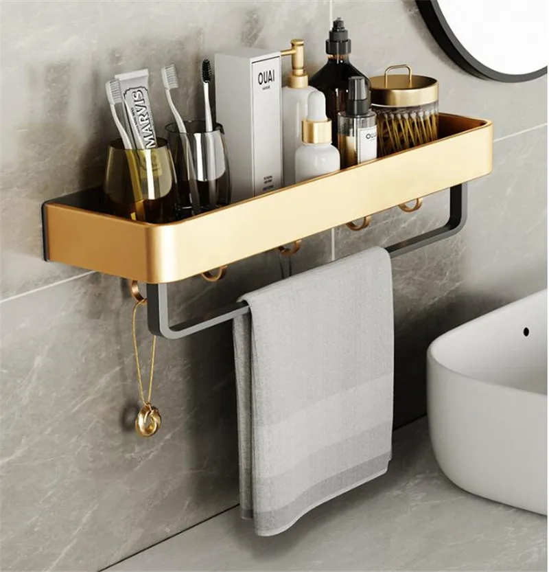 Wall Mounted Bathroom Storage Organizer Holder Bathroom Shelf Corner S –  pocoro