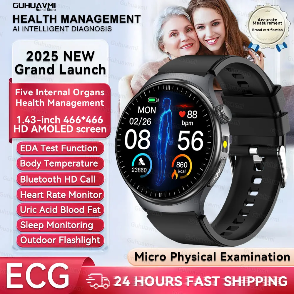 Nursing Grade Health Smartwatches For Men Women Precision Detection Heart thumbnail 8