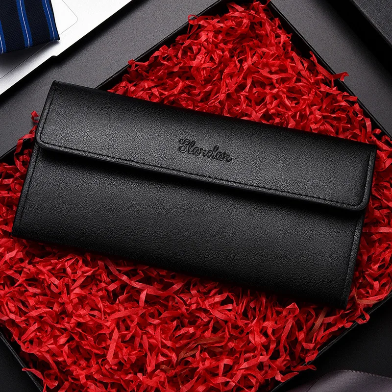 Long wallet, men's thin, light luxury wallet, soft card bag, 30% off wallet trend
