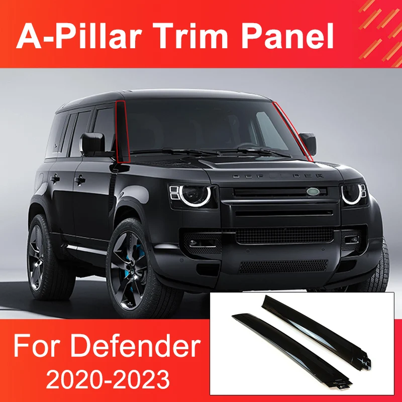 

Body Kits A-Pillar Trim Panel for Land Rover Defender 90 110 2020-2023 External Accessories Decorate A-pillar Mirror & Covers