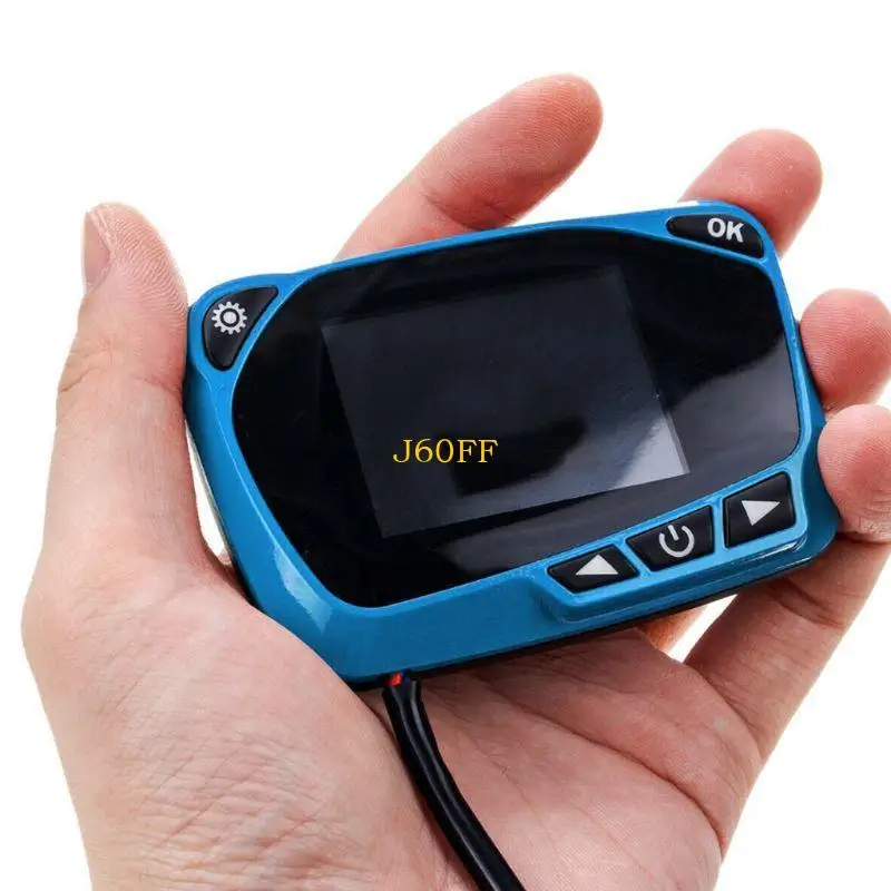 J60F 자동차 주차 DieselHeater LCD 디스플레이 온도 조절기 모니터 스위치 리모콘