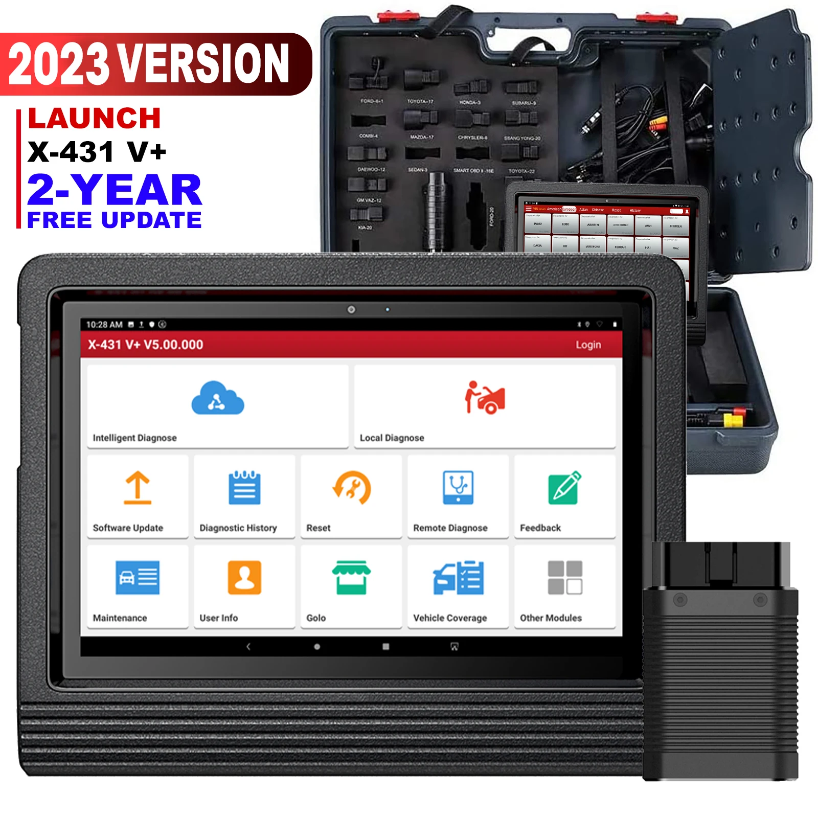 

100% original launch x431 v plus full system obd2 car auto diagnostic escaner tool automotive machine tools scanner for cars