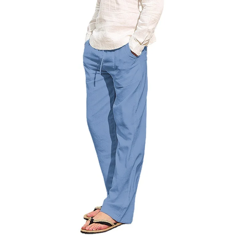 Cotton Linen Summer Pants for Men