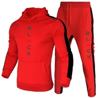 Survêtement athlétique pour hommes, ensemble de Jogging à capuche de haute qualité, vêtements de sport décontractés, sweat-shirt d'entraînement quotidien, tenues à capuche 5