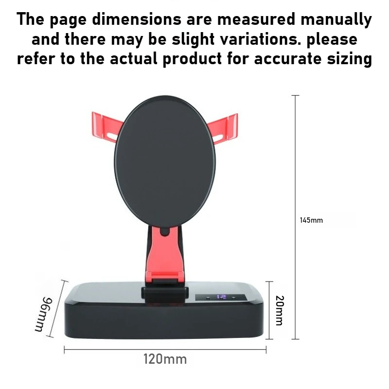 Automatic Smart Variable-Speed Smartphone Stand with LCD Display and Silent Operation