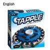 Educational Table Toys English Spanish TAPPLE Alphabet Game Parent-child Interactive Turntable Toy Family Game Christmas Gift 4