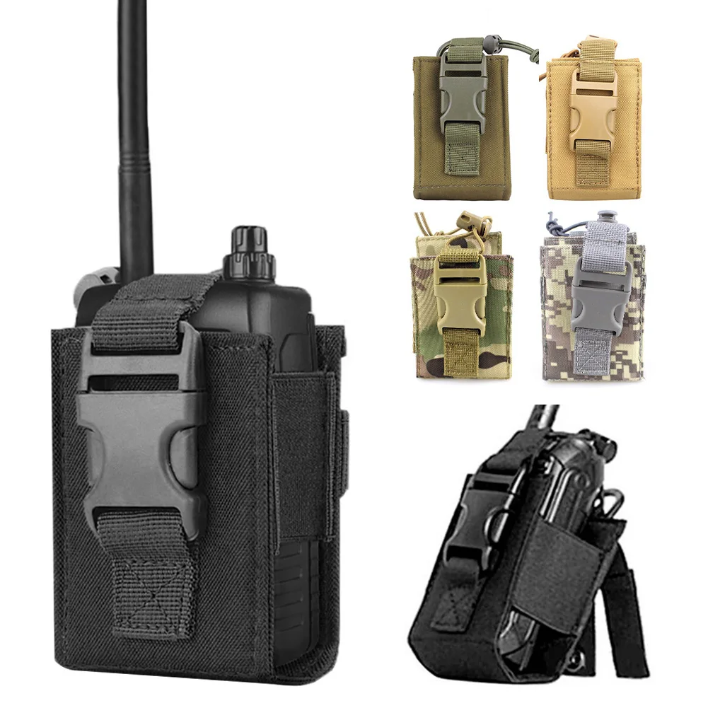 Walkie Talkie Pouch Interphone Walkie Talkie Holder Pouch Tactical Molle Walkie Aliexpress