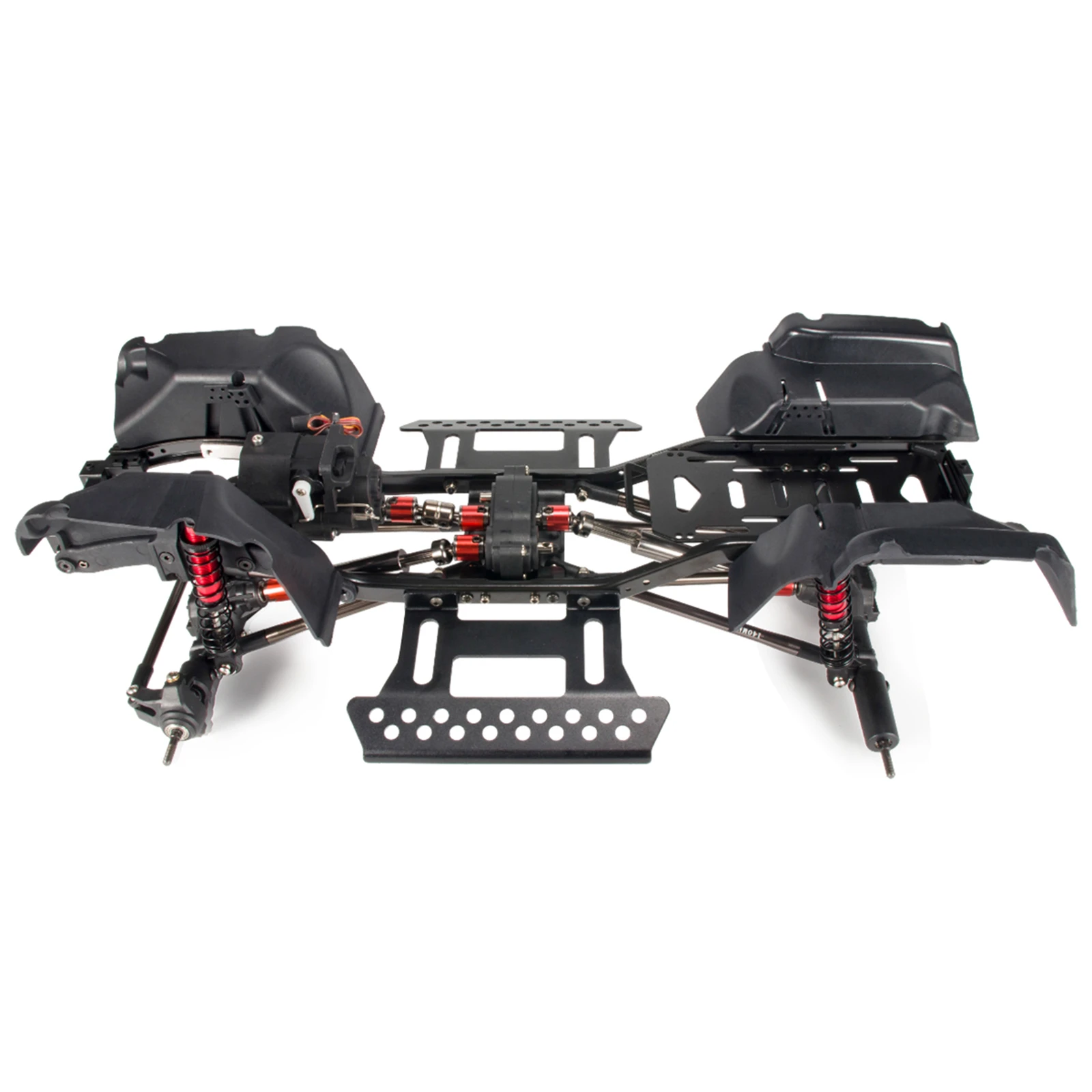 

Пластиковая рама 1/10 для автомобиля Axial SCX10 RC, запчасти для автомобиля RC, аксессуары для автомобиля, запасные части, обновленная деталь RC Hop-ups Black 313