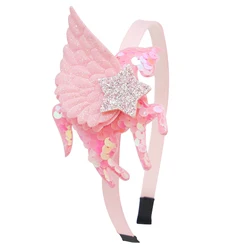 Whimsical Sequin Unicorn Hairbands with Wings (3)