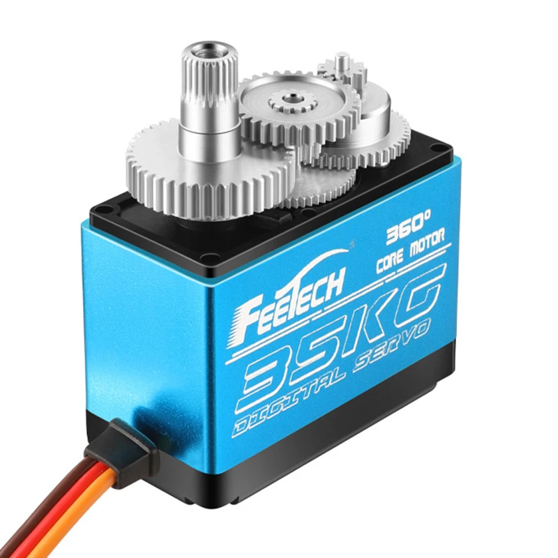 Feetech Ft6325m Ft6335m Servo Digital 7.4v 25kg 35kg 360 Graus de Aço Magnético Engrenagem Servo para rc Carros Avião Quadcopter - Image 6
