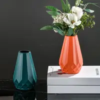 Plant Vase Geometric Design Flower Vase Set for Stylish Home Decor Nordic Style Table Centerpiece Room Flower Pot Arrangement 2
