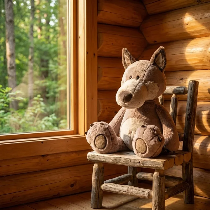 Big Bad Wolf Plush Toy - Stress-Relief, Comfort & Fun Companion Gift