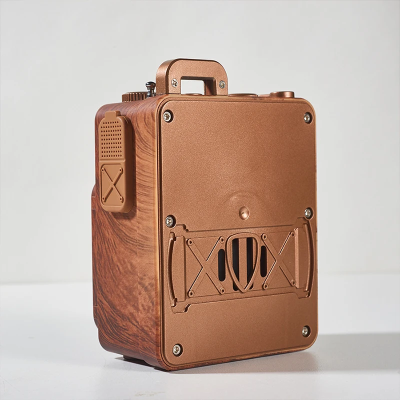 Portable Retro Bluetooth Speaker with Outdoor Radio Capability