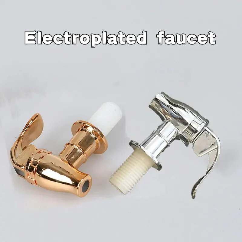 Beverage Faucet Food Grade Electroplated Plastic Cans Juice Faucet Containers Bucket Switch Valve