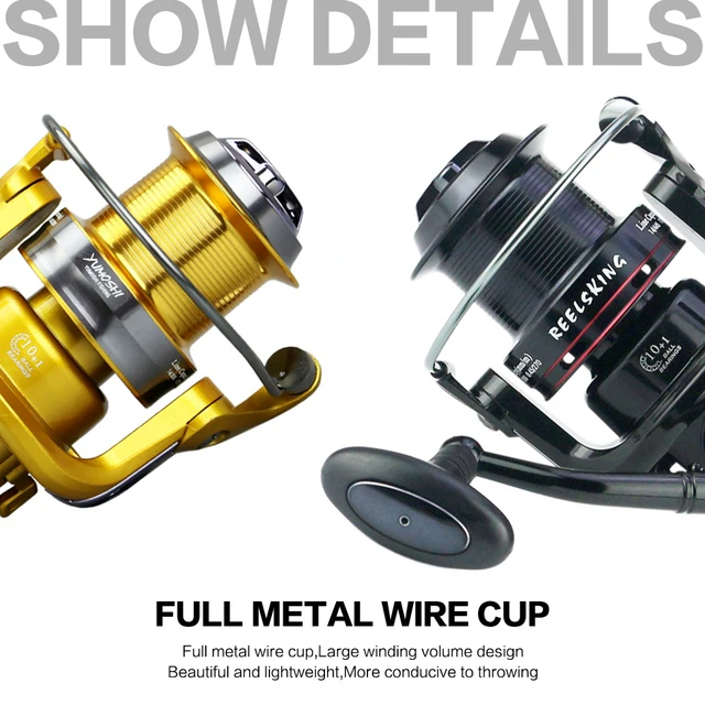 HLUR 금속 스풀 스피닝 휠: 고성능 낚시의 필수품