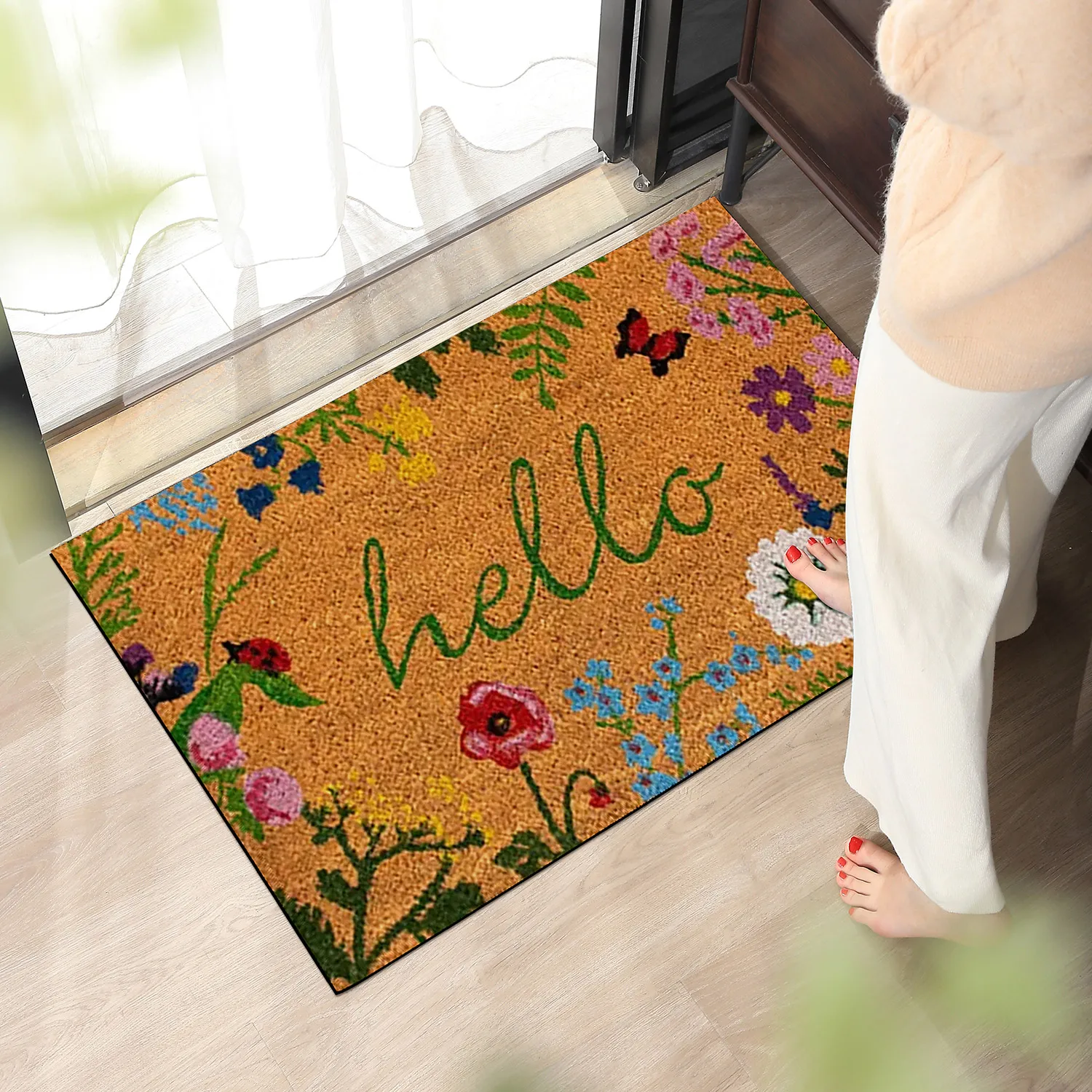 Thin Non-slip Floor Rug Mat, Durable Welcome Doormat Outdoor Entrance Mat, Welcome Mat, Machine Washable, Suitable for Family, BEST SELLERS Thin Non-slip Floor Rug Mat, Durable Welcome Doormat Outdoor Entrance Mat, Welcome Mat, Machine Washable, Suitable for Family, BEST SELLERS
