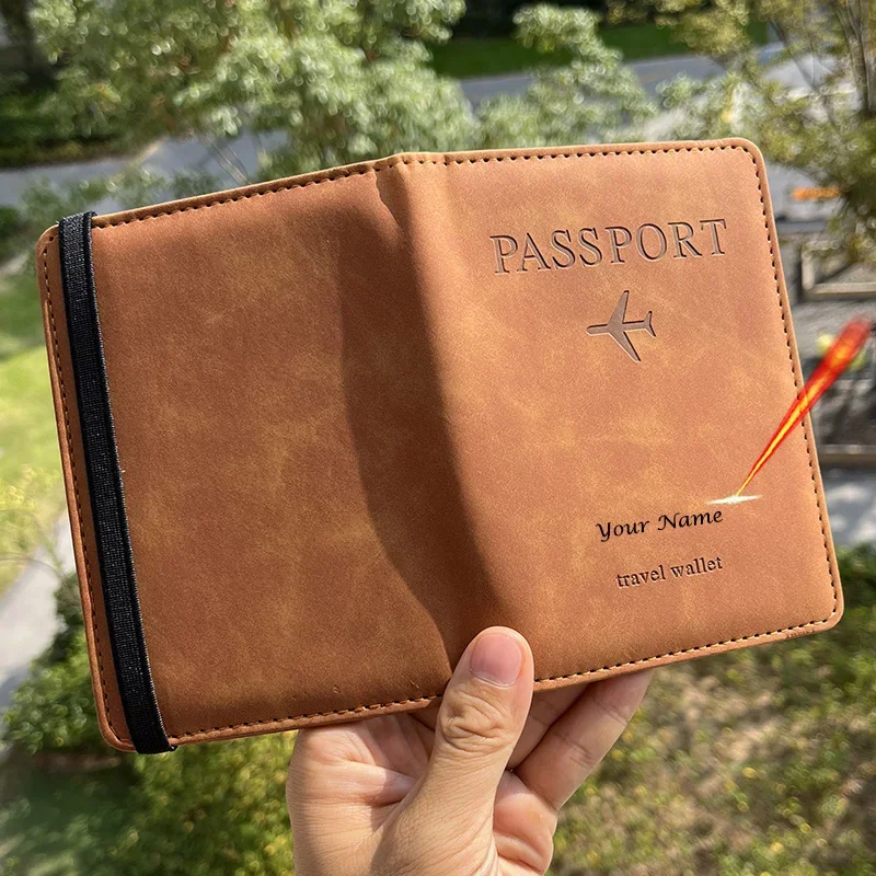 Customized Designer Passport Cover with Elastic Band
