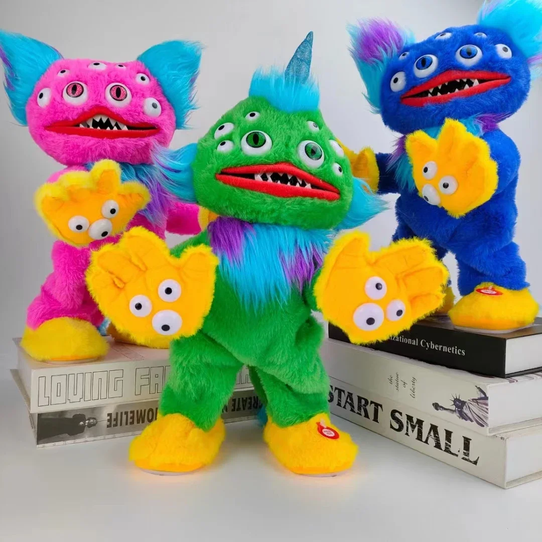 Newly Sausage Monster Electric Plush Bobby Toys Singing And Dancing Funny doll Stuffed Decora Toys Gift